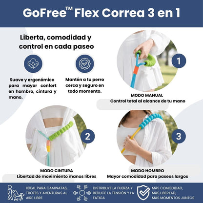 GoFree™ Flex - Correa Sistema de Uso 3 en 1