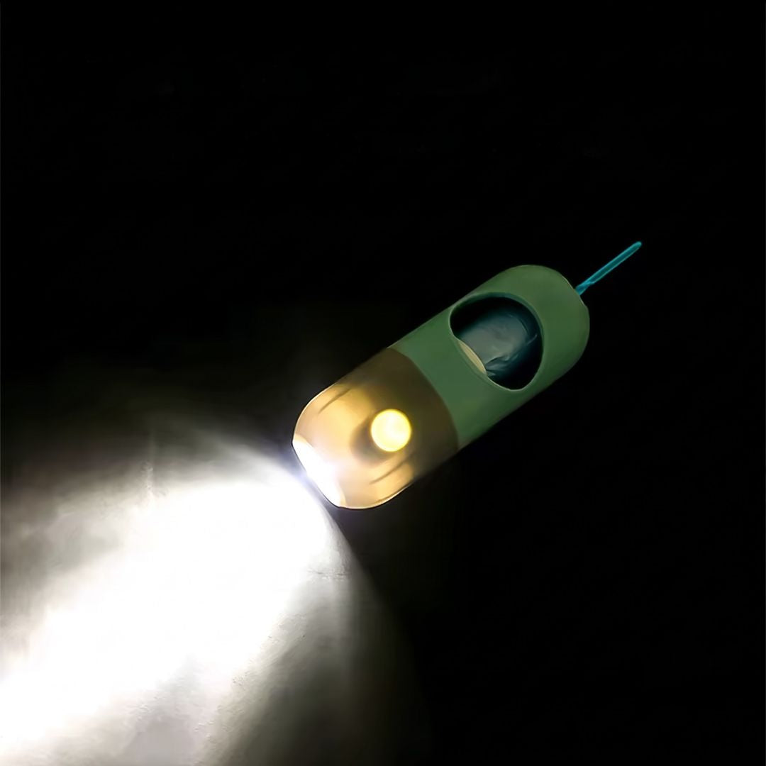 Dispensador de Bolsas con Linterna LED