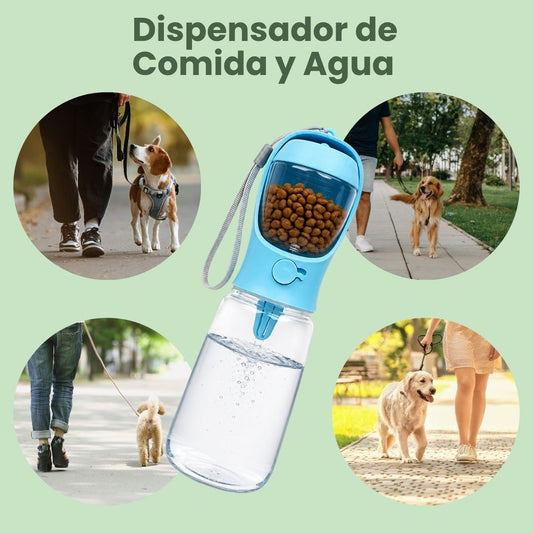 Dispensador de Comida y Agua 550 ML
