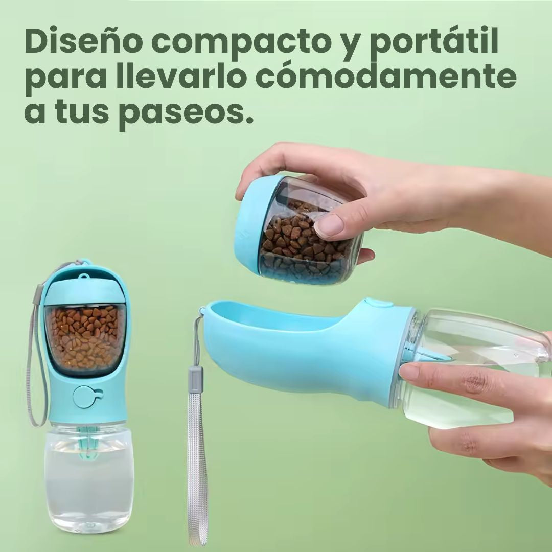 Dispensador de Comida y Agua 550 ML